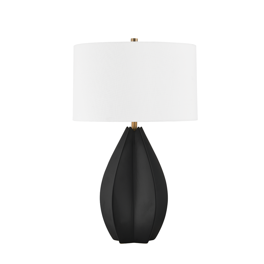 Troy Mineral Table Lamp Patina Brass
