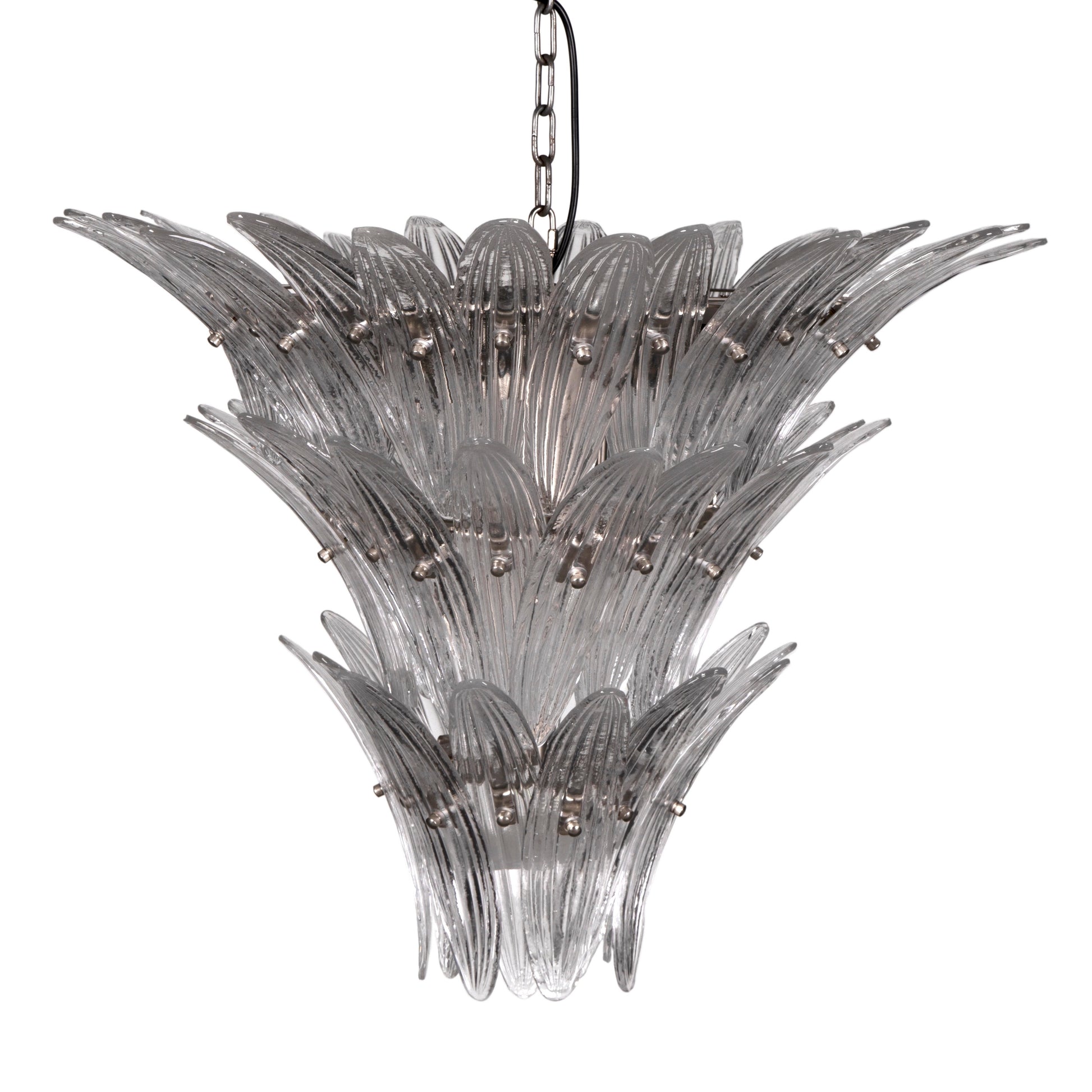 Noir Emperor Chandelier Antique Silver
