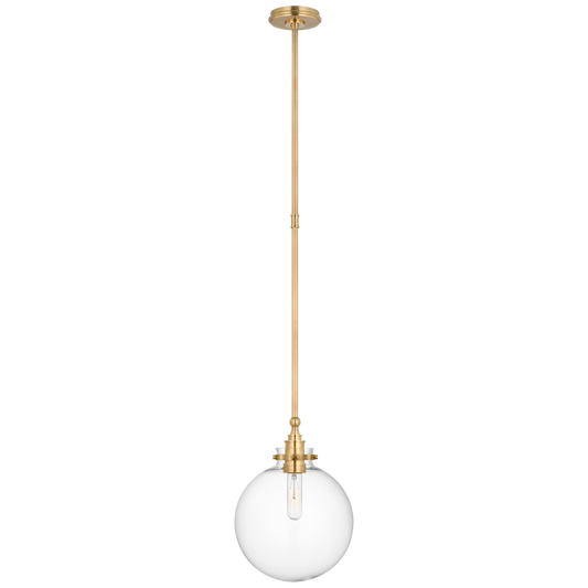 Visual Comfort Signature Parkington 10 Antique-Burnished Brass