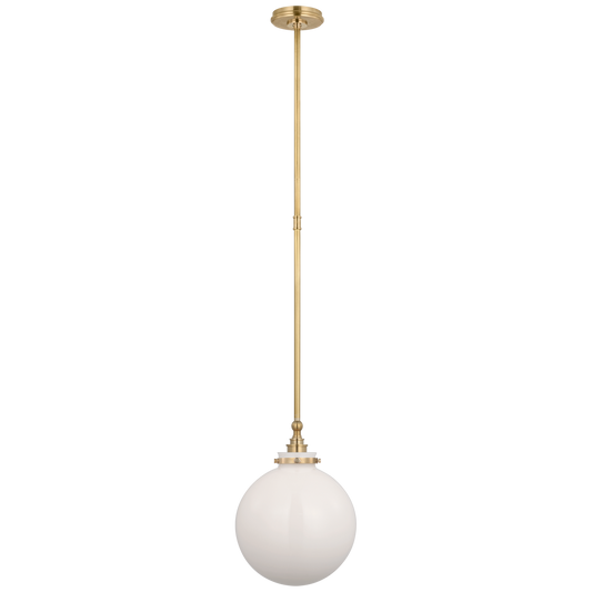 Visual Comfort Signature Parkington 10 Antique-Burnished Brass