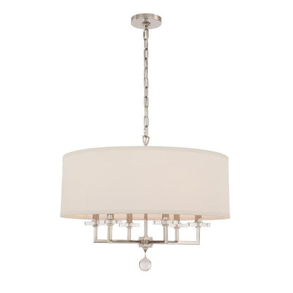 Crystorama Paxton Chandelier Polished Nickel