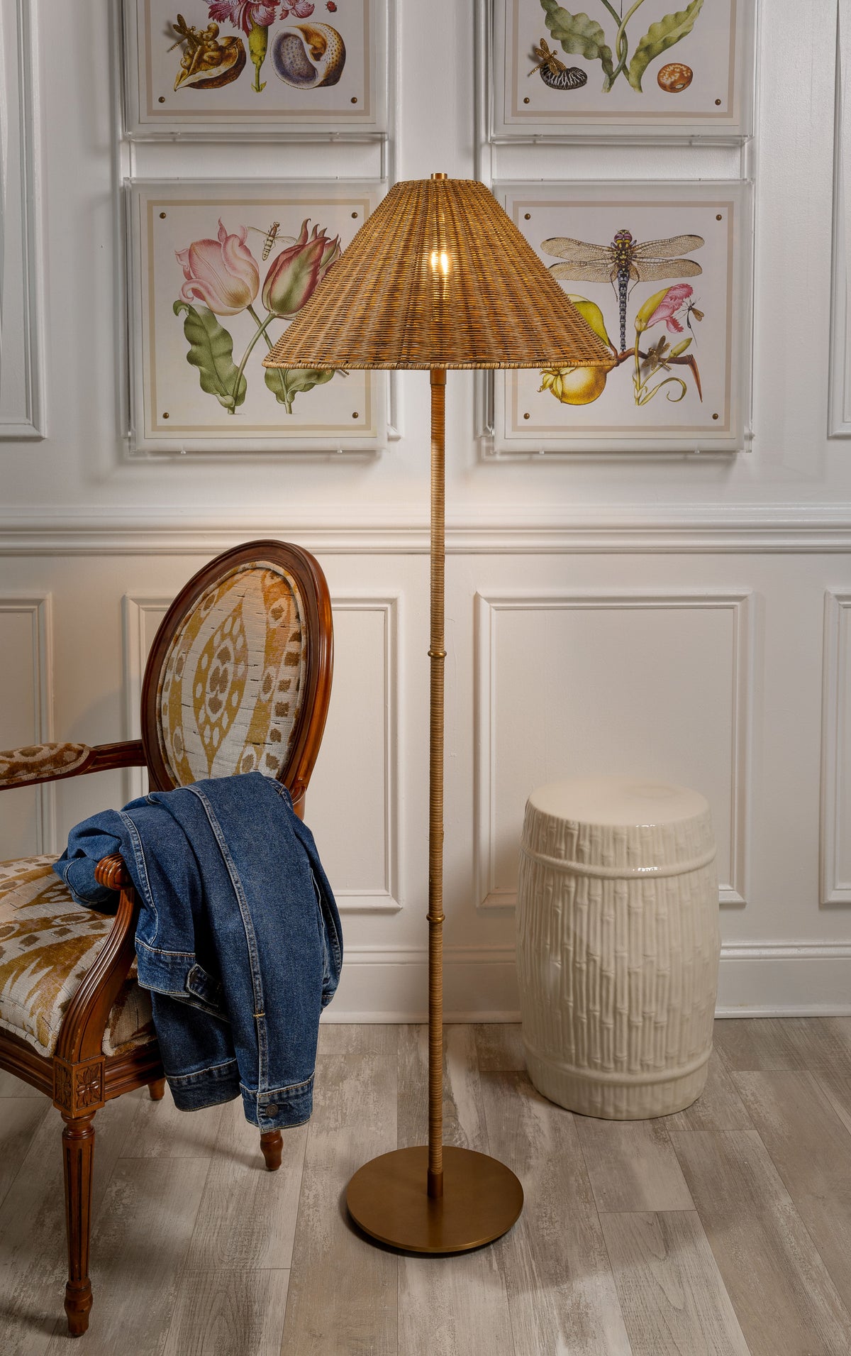 Port 68 Bamboo Garden Stool view 2