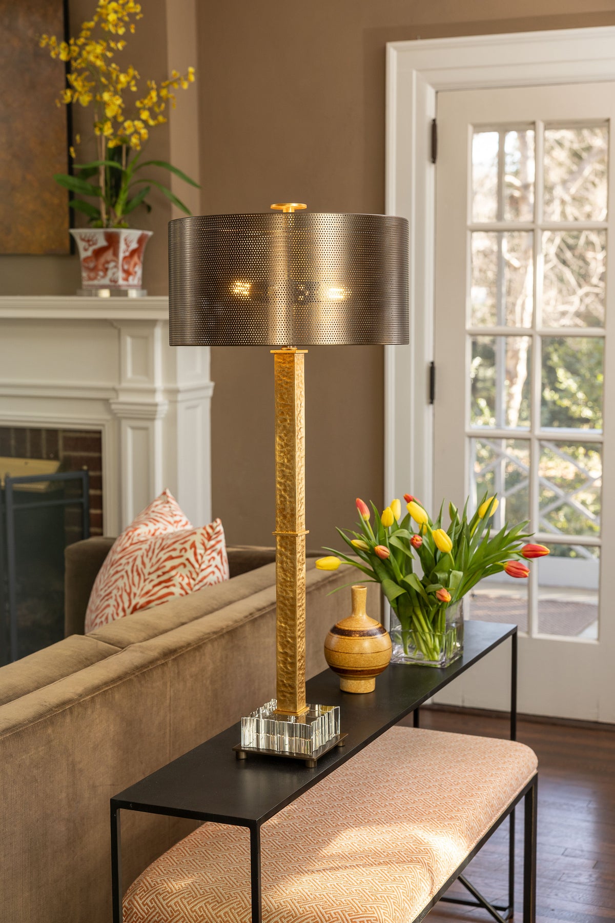 Port 68 Artemis Crystal Lamp Bronze, Gold view 7