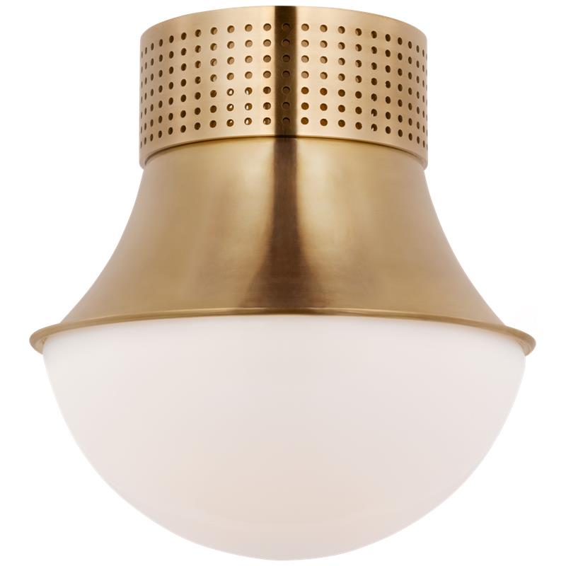 Visual Comfort Signature Precision 9 Antique Burnished Brass