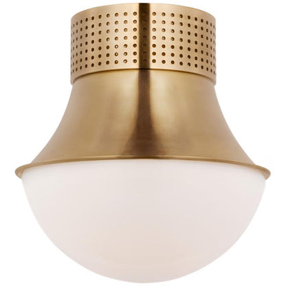 Visual Comfort Signature Precision 9 Antique Burnished Brass