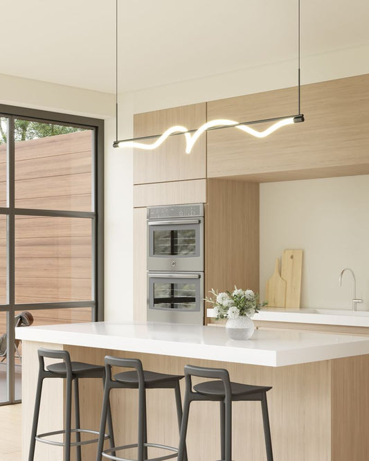 Cursive 54" LED Linear Pendant