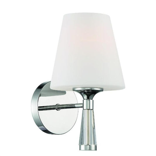 Crystorama Ramsey Wall Sconce Polished Nickel