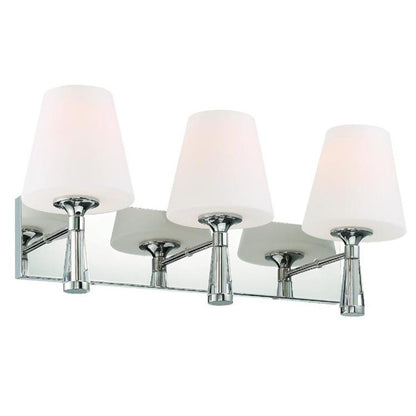 Crystorama Ramsey Bathroom Vanity Polished Nickel
