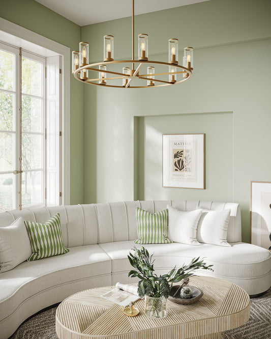 Alora Lighting Revolve Chandelier Urban Bronze