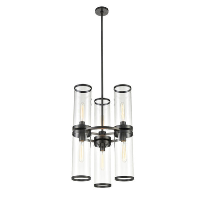 Alora Lighting Revolve II Chandelier Urban Bronze
