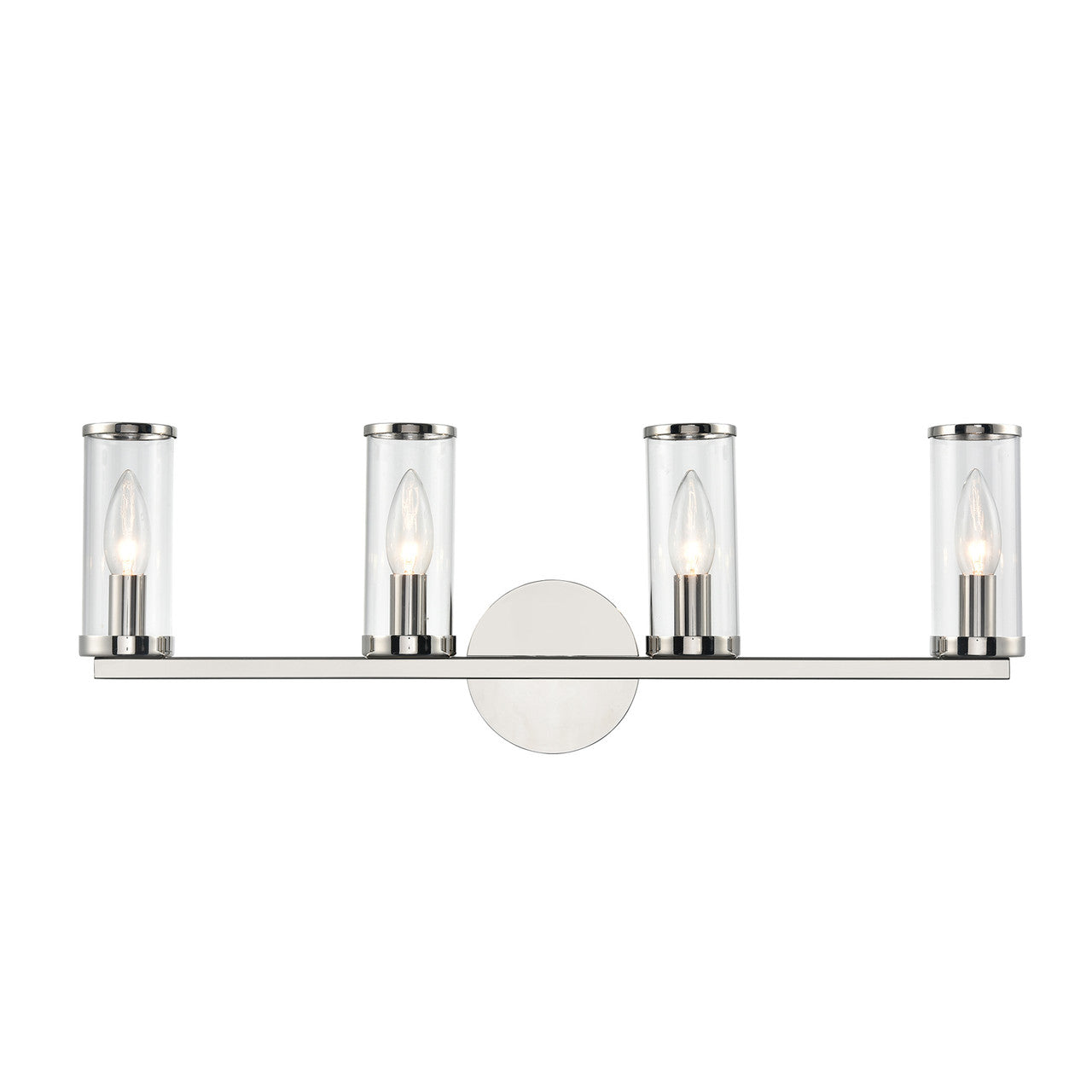 Alora Lighting Revolve 4 Light Wall/Vanity Light Polished Nickel