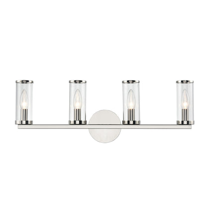 Alora Lighting Revolve 4 Light Wall/Vanity Light Polished Nickel