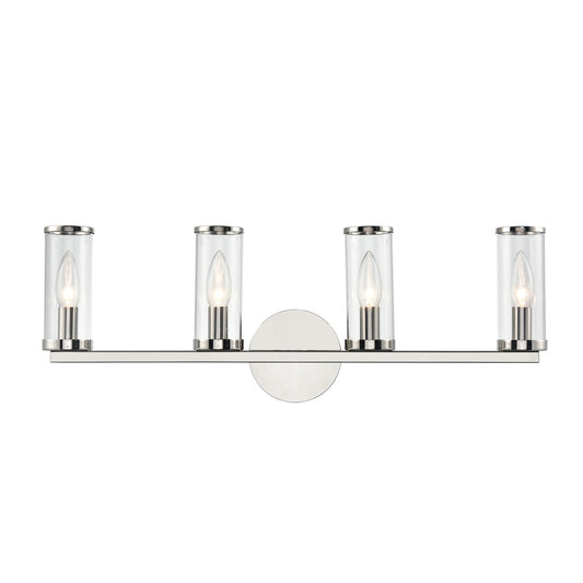 Alora Lighting Revolve 4 Light Wall/Vanity Light Polished Nickel