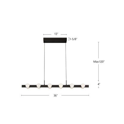 Rezz 36" LED Linear Pendant