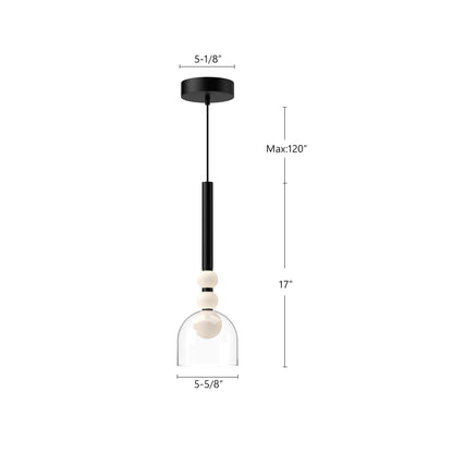 Rise 6" LED Pendant