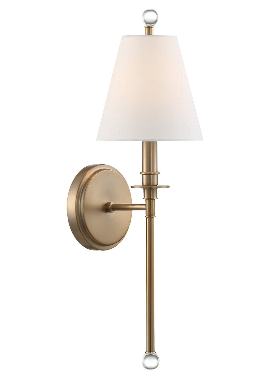 Crystorama Riverdale Wall Sconce Dark Bronze