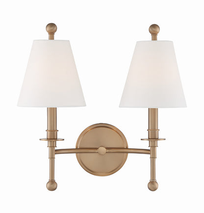 Crystorama Riverdale Wall Sconce Dark Bronze