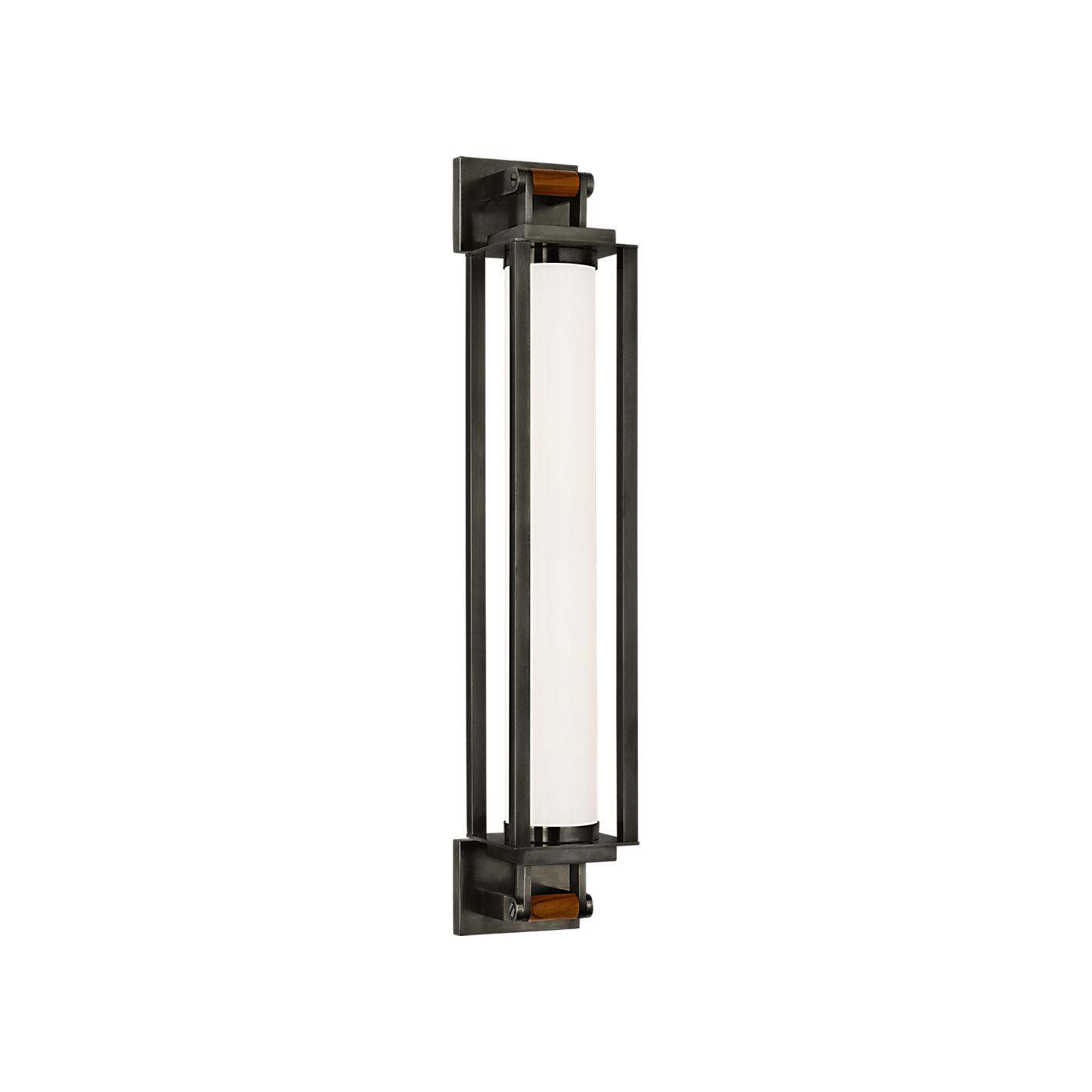 Ralph Lauren Northport 24" Linear Sconce Bronze and Teak