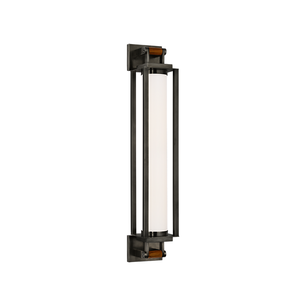 Ralph Lauren Northport 24" Linear Sconce Bronze and Teak