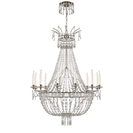 Ralph Lauren Evalina Chandelier Butler's Silver