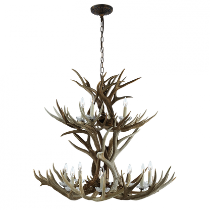 Ralph Lauren Straton Double Tier Chandelier Natural Bone