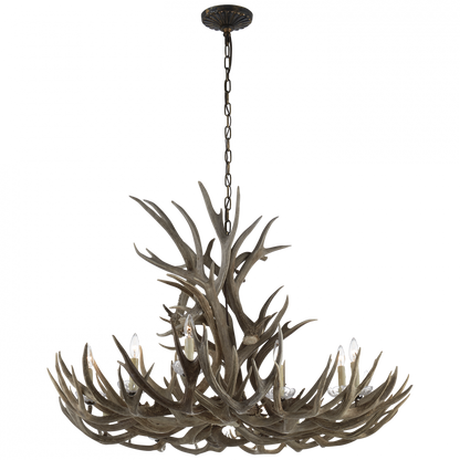 Ralph Lauren Straton Wide Chandelier Natural Bone