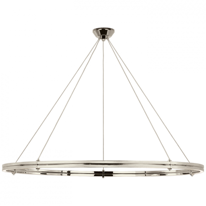 Ralph Lauren Paxton 60" Ring Chandelier Polished Nickel