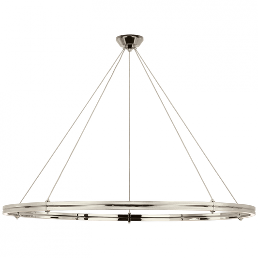 Ralph Lauren Paxton 60" Ring Chandelier Polished Nickel