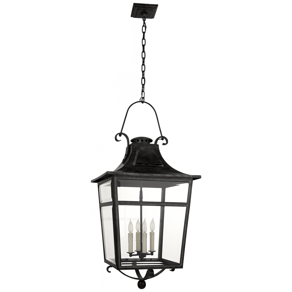 Ralph Lauren Carrington Large Lantern French Rust