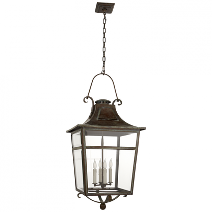 Ralph Lauren Carrington Large Lantern Weathered Verdigris