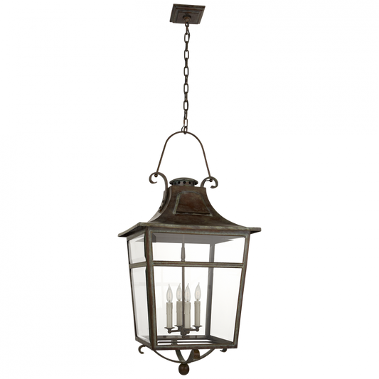 Ralph Lauren Carrington Large Lantern Weathered Verdigris