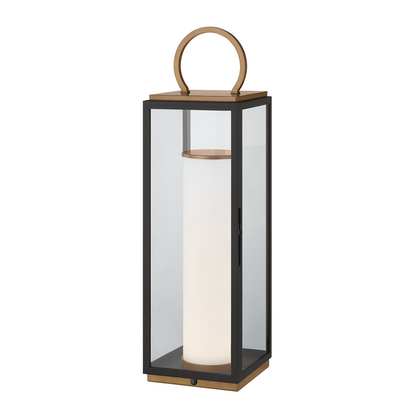 Troy Gareth Table Lamp Patina Brass / Textured Black
