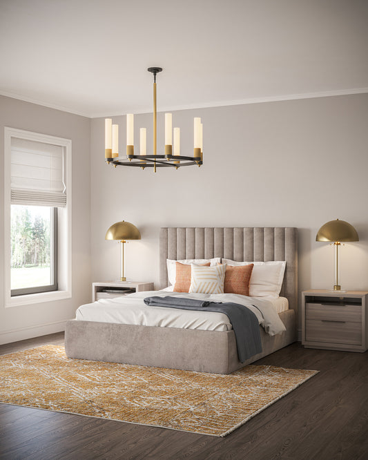 Alora Lighting Margaux 18-in Table Lamp Matte Black