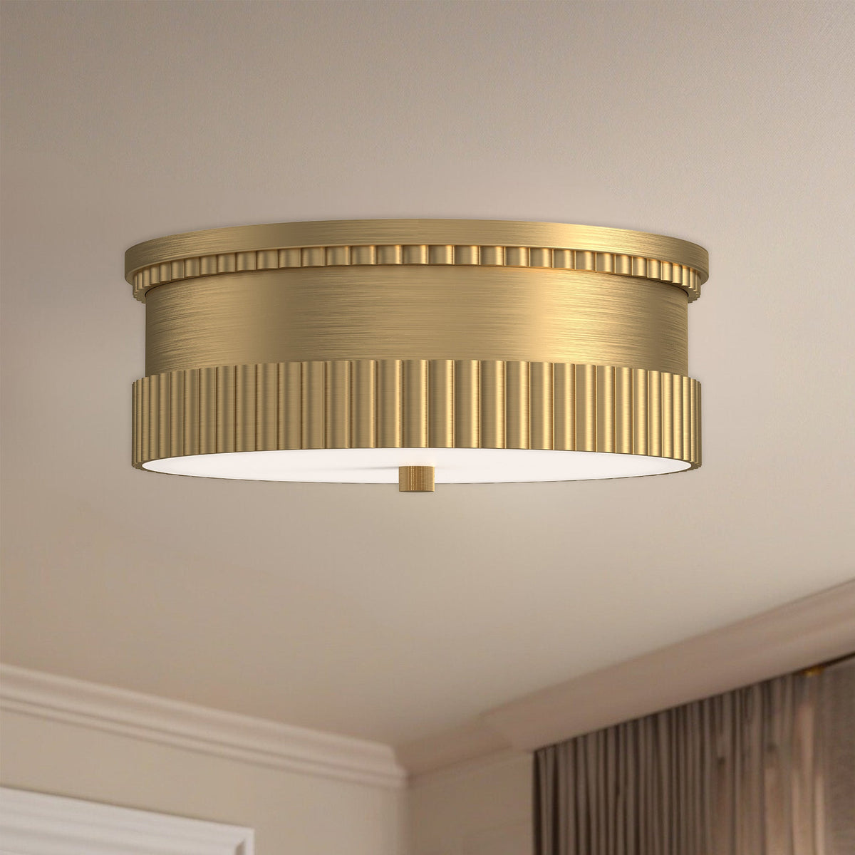 Rue 14" 3-Light Flush Mount