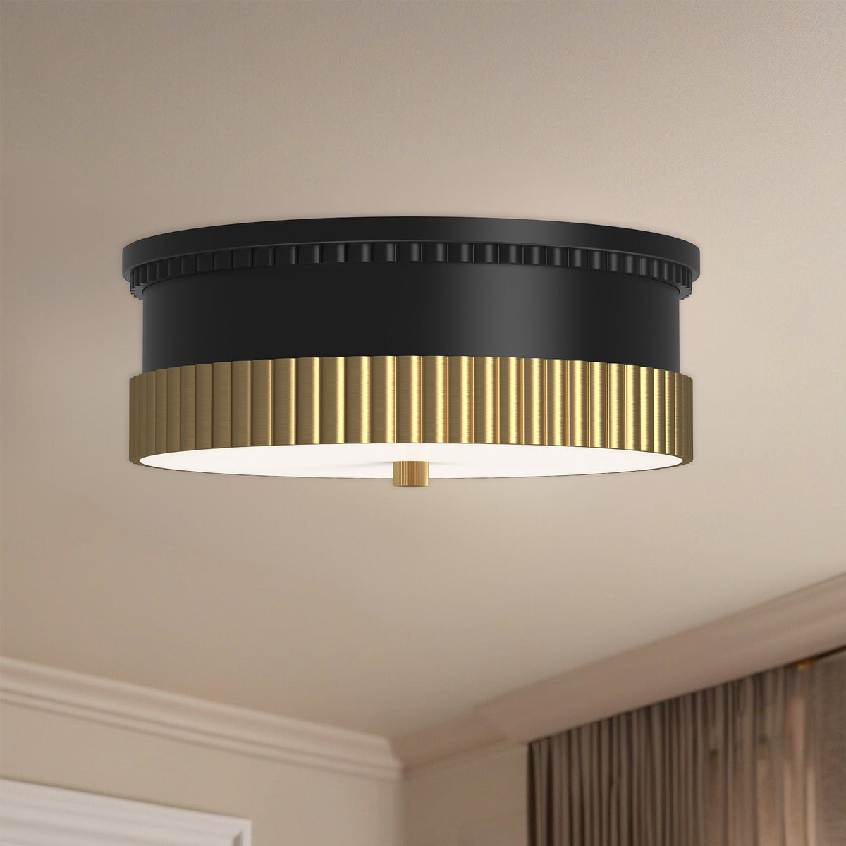 Rue 14" 3-Light Flush Mount