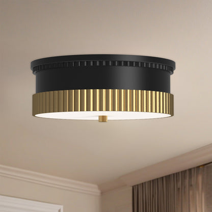 Rue 14" 3-Light Flush Mount