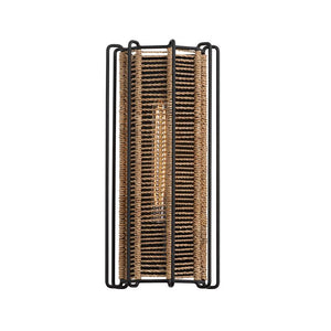 Troy Ramon Wall Sconce Textured Black