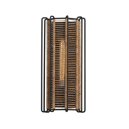 Troy Ramon Wall Sconce Textured Black
