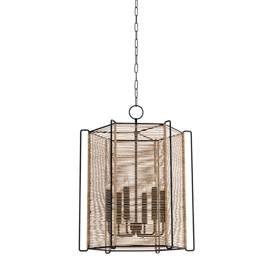 Troy Ramon Lantern Textured Black