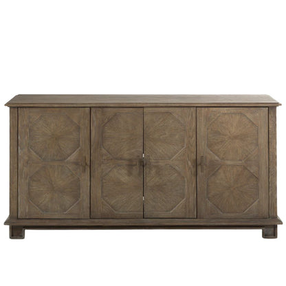 Gabby Rhodes Cabinet Charcoal, Antique Brass