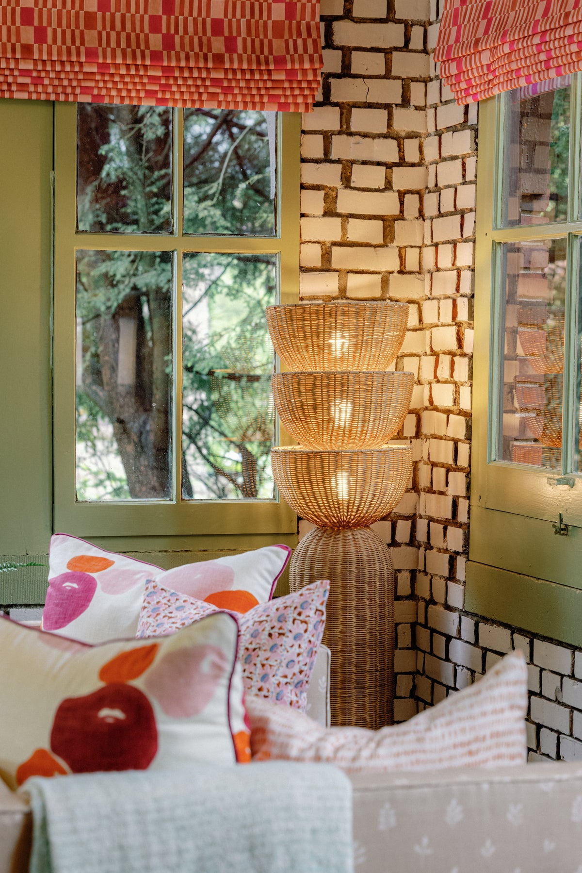 Troy Rian Floor Lamp Patina Brass Detail 2