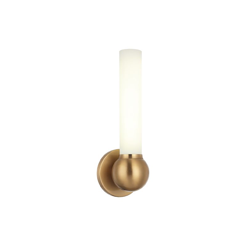Matteo Lighting Pierce 15" 1-Light Wall Sconce in Aged Gold Brass (S00601AG)