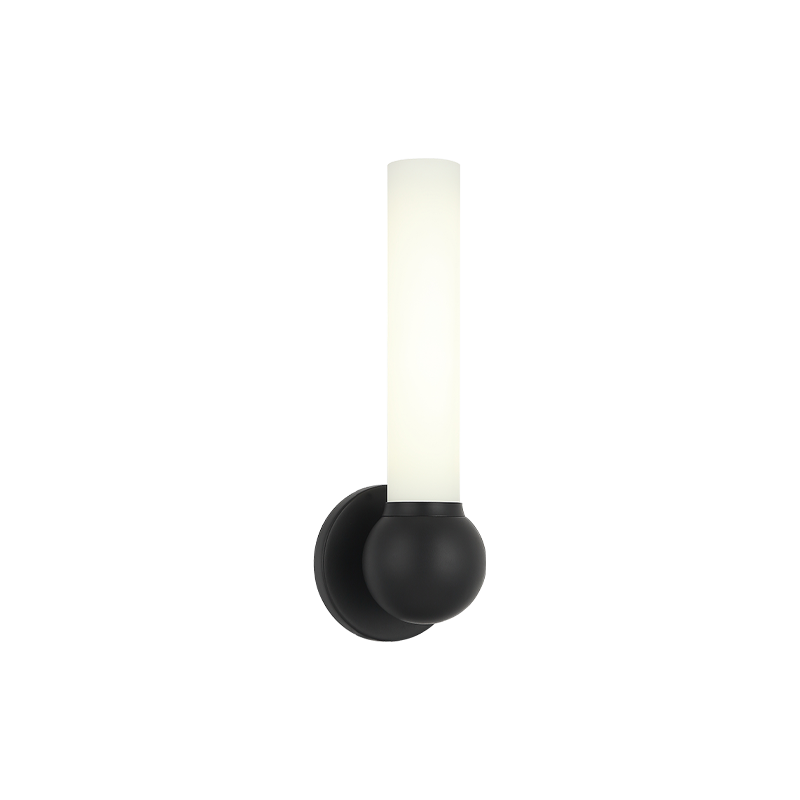 Matteo Lighting Pierce 15" 1-Light Wall Sconce in Matte Black (S00601MB)