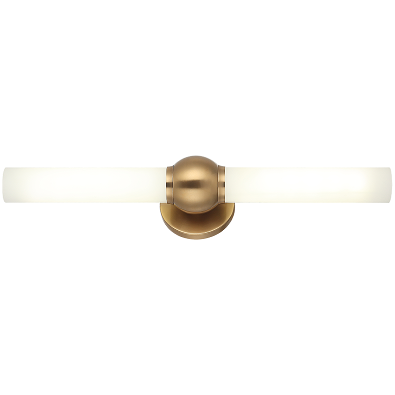 Matteo Lighting Pierce 25" 2-Light Bath Vanity Light in Aged Gold Brass (S00612AG) – alternate view
