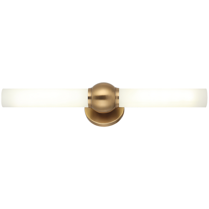 Matteo Lighting Pierce 25" 2-Light Bath Vanity Light in Aged Gold Brass (S00612AG) – alternate view