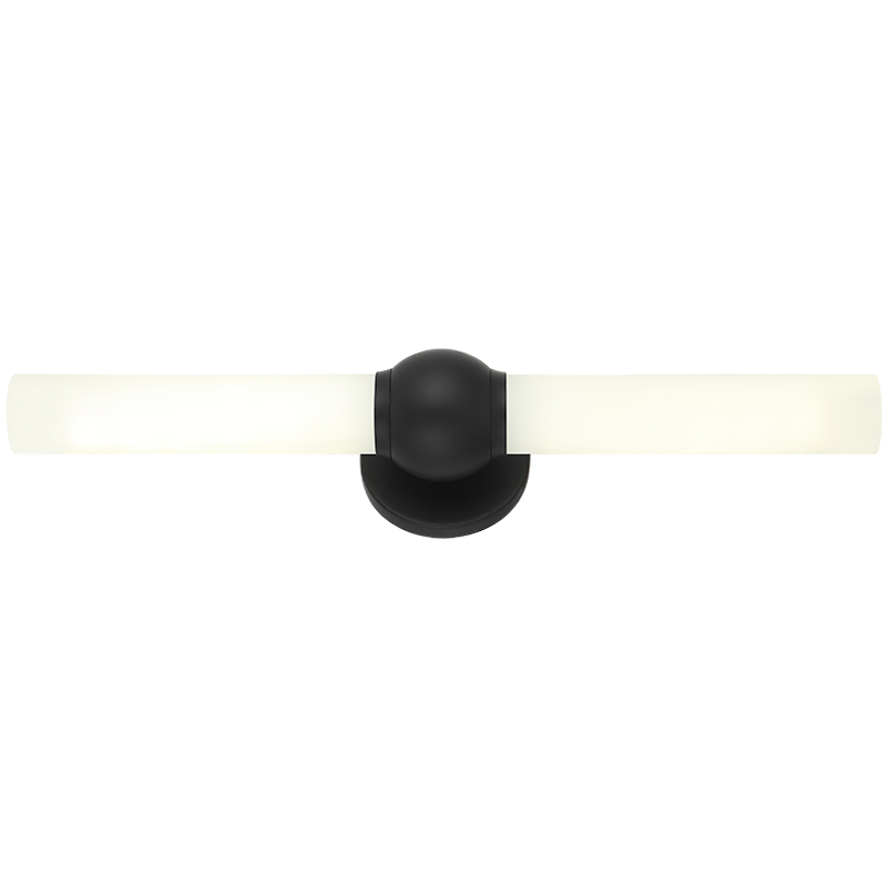Matteo Lighting Pierce 25" 2-Light Bath Vanity Light in Matte Black (S00612MB) – alternate view