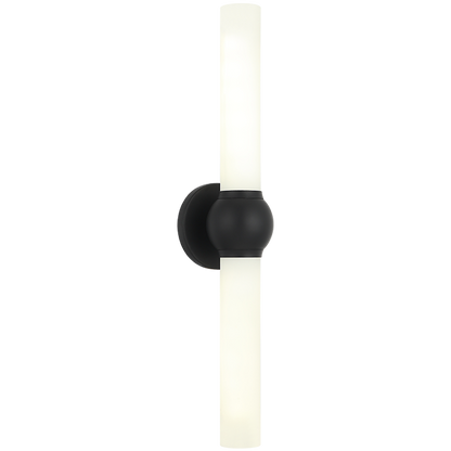 Matteo Lighting Pierce 25" 2-Light Bath Vanity Light in Matte Black (S00612MB)