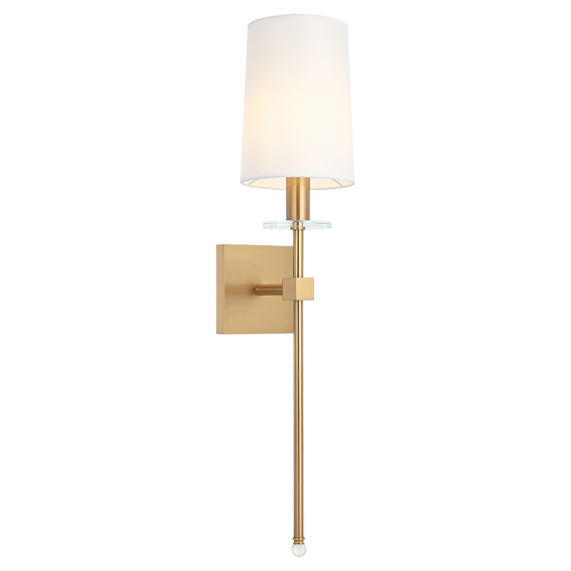 Matteo Lighting Fairburn 26" Wall Sconce in Aged Gold Brass (S00811AG)