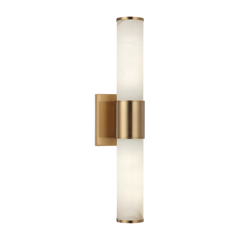 Matteo Lighting London 18" 2-Light Bath Vanity Light in Aged Gold Brass (S01412AG)