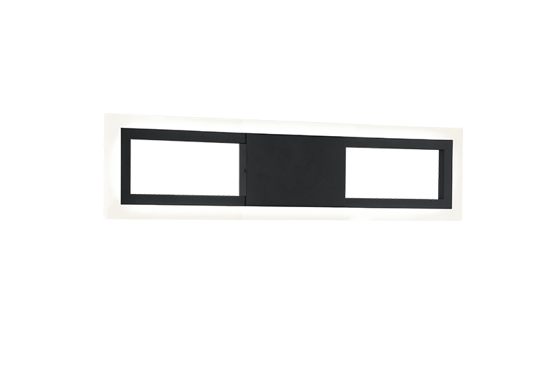 Matteo Lighting Valance 18" LED Bath Vanity Light in Matte Black (S02518MB)